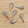 15pcs 35x13mm Antique Bird Skull Skeleton Chrams Metal Alloy Pendant DIY Charms DIY Jewelry Making Findings Ornament