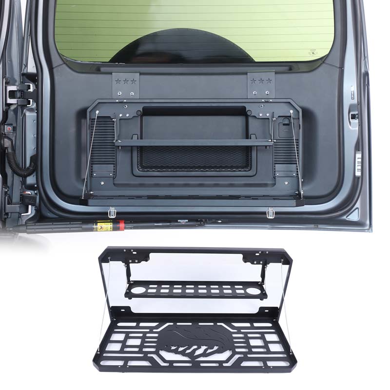 

For Great Wall Haval H9 2026 2026 Aluminum Black Off-Road Travel Car Tailgate Table Back Door Foldable Shelf Accessories чёрный
