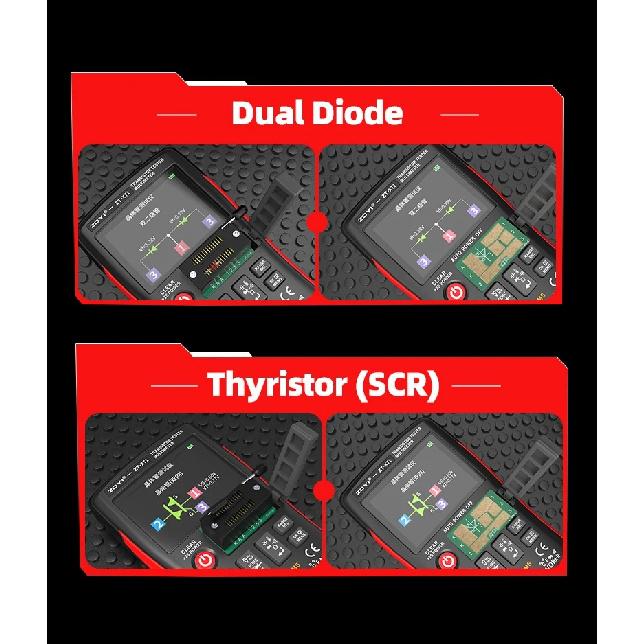ZOYI XR1 2-in-1 Intelligent Transistor Tester Digital Multimeter Electronic Repair Tool for Tech Enthusiasts