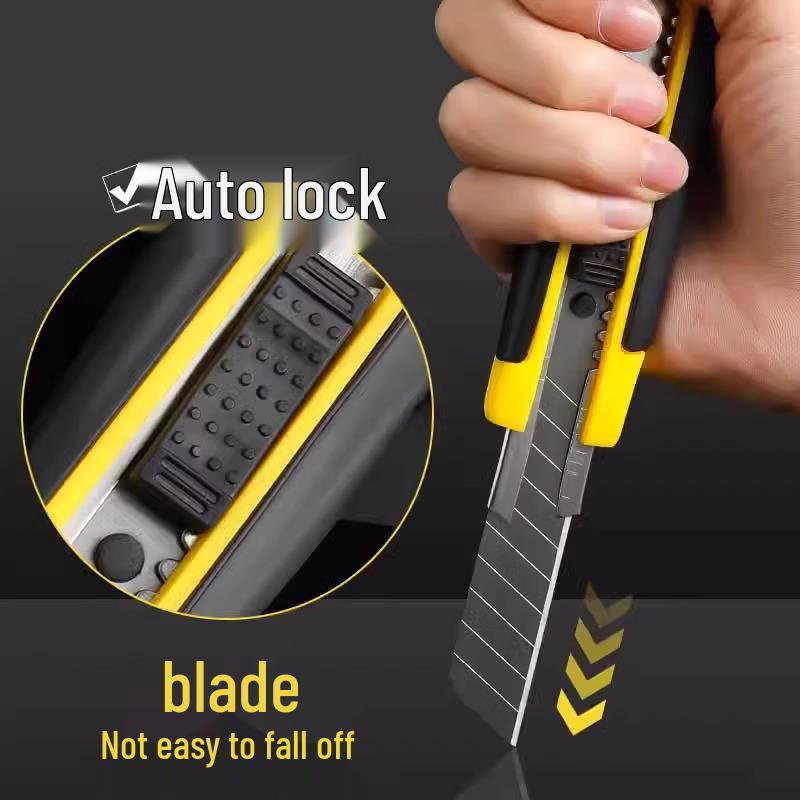 Heavy-Duty Stainless Steel Utility Knife Blade for Wallpaper Cutting