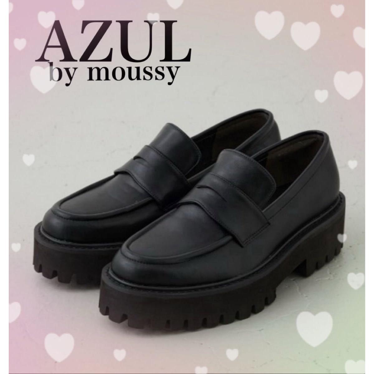 AZUL by moussy platform loafers black