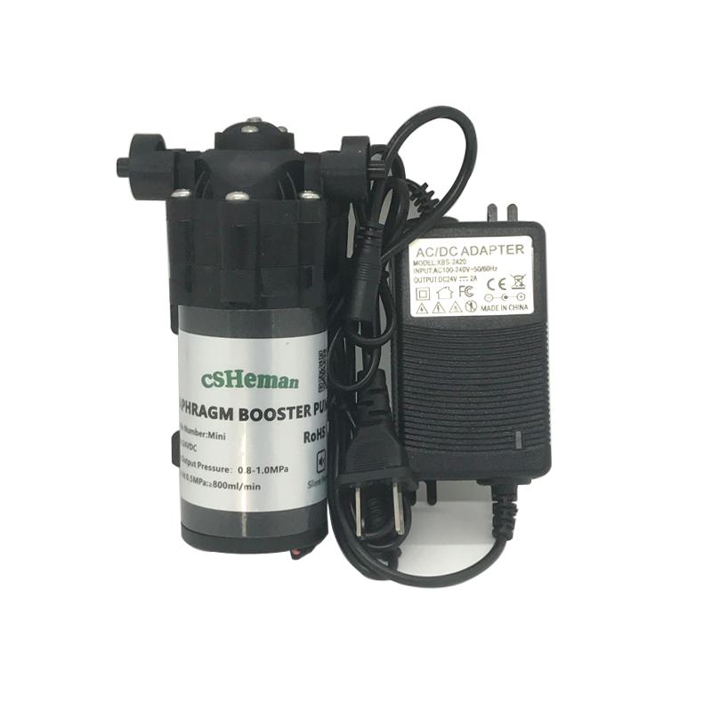 75GPD RO 24V Water Booster Silent Pump Reverse Osmosis Water System Pressure Increase Pump
