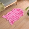 Bubble Fleece Faux Rabbit Fur Carpet - Full Coverage Tatami Floor Mat for Home, Bedroom, Living Room, or Bedside