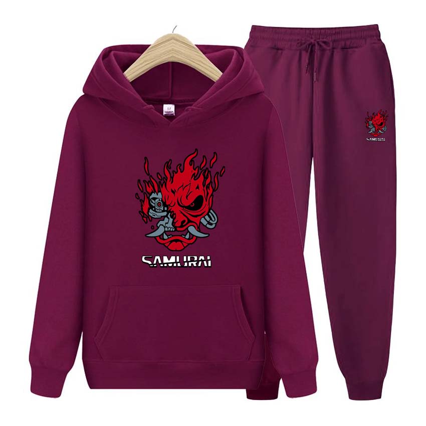 Módní Anime Potisk Teplákové soupravy Pro ženy Muži Mikina Oblečení Muži Běžecký set Sportovní oblečení Jogger Pánské tepláky Zimní souprava Sportovní