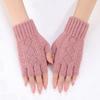 Neuer Herbst- und Winter-Damen-Strick-Woll-Warm-Handgelenk-Schutz mit einem rautenförmigen ausgeschnittenen Finger-Arm-Schutz und einem modischen fingerlosen Ärmel