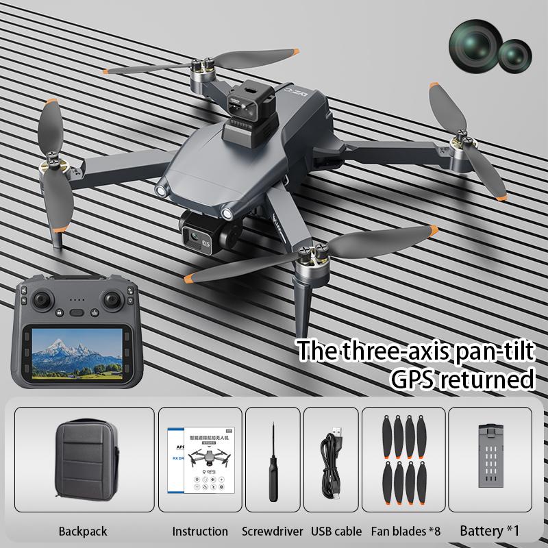 L600 PRO MAX 8K Ultra Camera Drone 3-Axis Gimbal GPS Positionting Return 360° Laser Obstacle Avoidance Optocal Flow Positioning