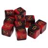 20Pcs D6 Polyhedral Cubes Square Corner Dices Educational DIY Board Game Dices