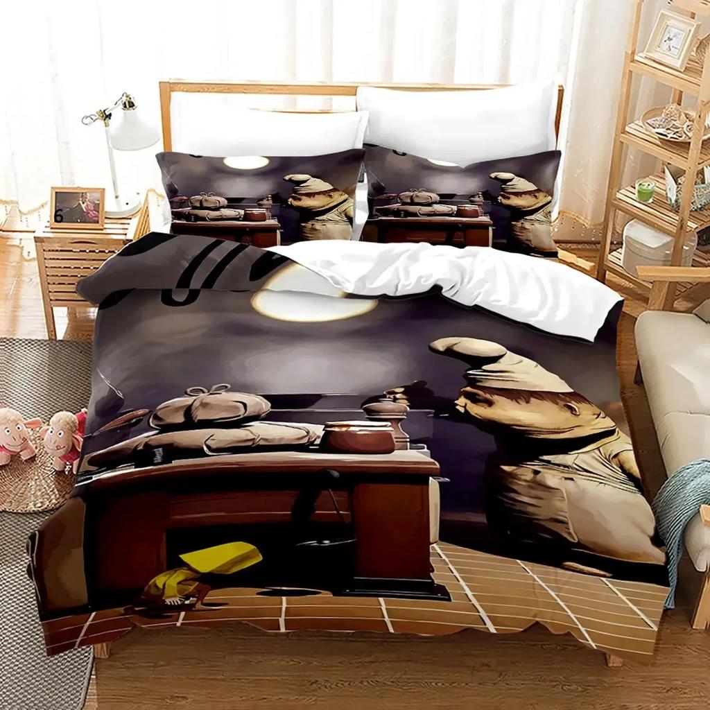 3D Game Little Nightmares Bedding Set Single Twin Full Queen King Size Little Nightmares Bed Set Adult Kid Bedroom Duvet Cover