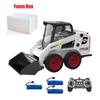 Double E E594 1:14 Remote Control Slip Loader Toy Car RC Truck Engineering Vehicle Skid Steer Excavators Toys for Boys Gifts