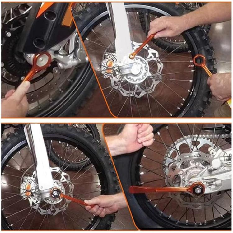 Tire Removal Installation Tool Motorbike Tyre Repair Tool Motorcycle Tire Change Kit Aluminum Tire Lever Wrench Tool Set