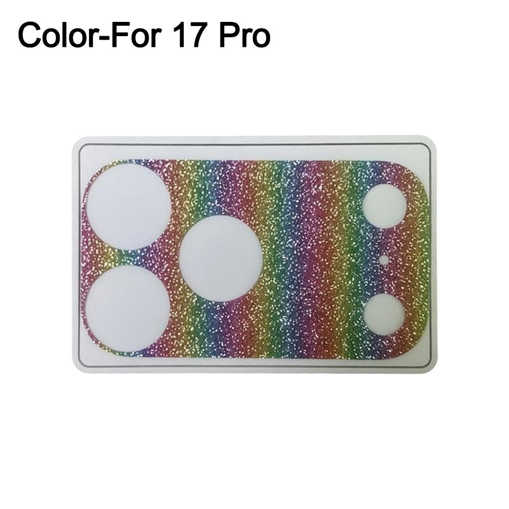 Bling Full Glitter Lens Protector Anti Scratch HD Camera Lens Cover Full Cover Camera Protector for iPhone 17Pro/17 Pro Max