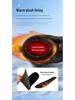 New Winter Outdoor Non-Slip Splash-Proof Snow Boots with Velvet Lining for Couples - Warm Mountaineering Five-Finger Design