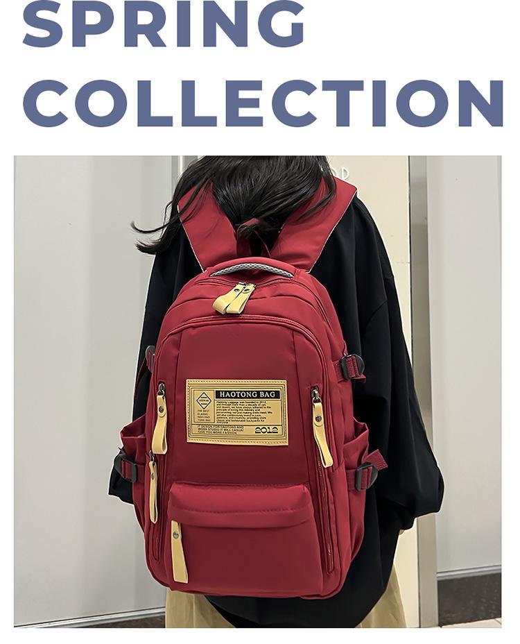 Koreansk ryggsekk med stor kapasitet for studenter og pendling