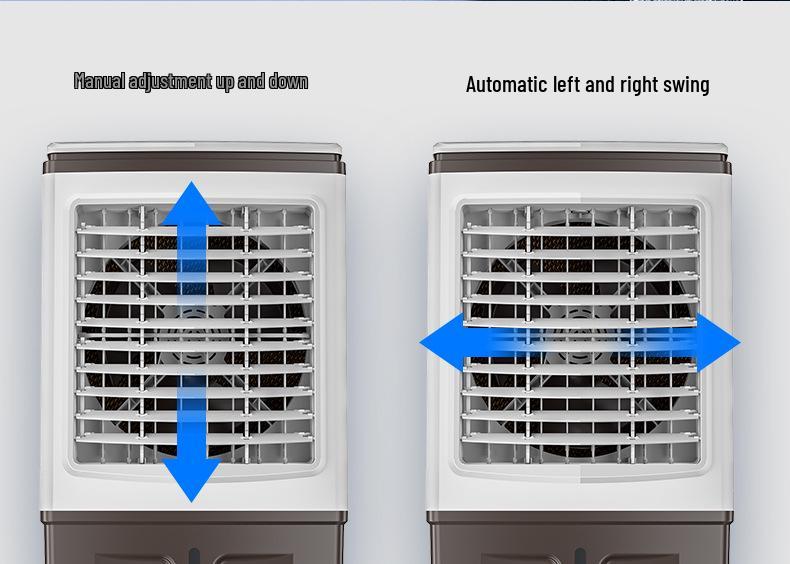 Compact Air Conditioner Fan - Water-Cooled Household & Industrial Cooling Solution