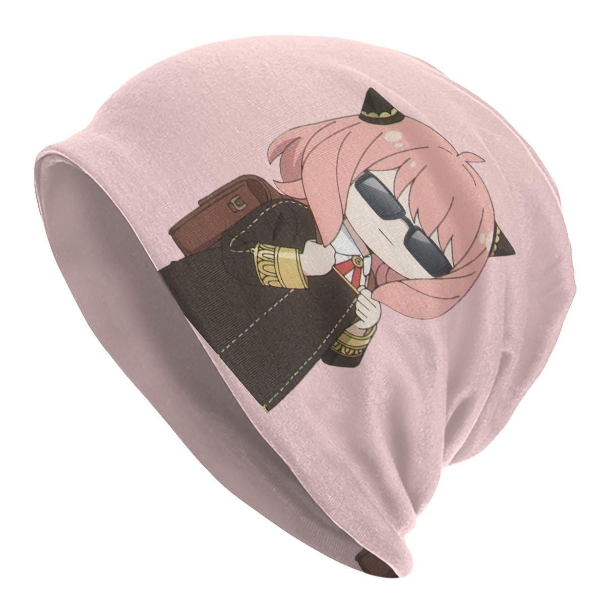 Anya Smart Spy X Family Unisex Women Adult Beanies Caps Knitted Bonnet Hat Warm Fashion Autumn Winter Outdoor Skullies Hats One Size