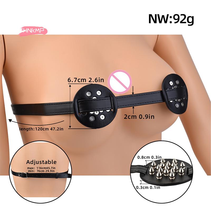 1Pc Women's Nipple Stimulation Bra Harness Chest Bondage Strap Sexy Adult Toy for Couples Men's Nipples Covering Breast Binder
