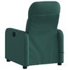 Massage Chair Dark Green Fabric