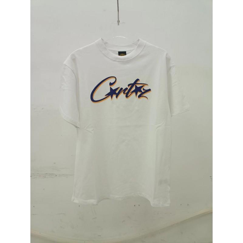Devils Island Letter Print T-Shirt Men Women Loose Fit Casual Streetwear Short Sleeve Tee
