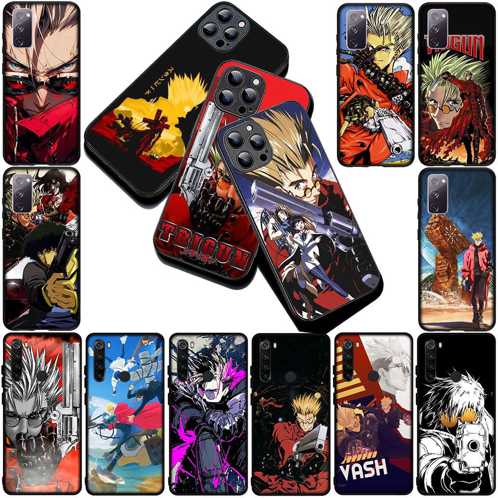 Handyhülle für Samsung Galaxy S25 S24 S23 FE Ultra Plus S7 Edge S25+ S23+ A56 5G Funda Hülle Weiche Hülle Trigun Stampede