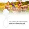 100PCS PP Anti Falling Durable Good Toughness Bird Foot Ring with Cover for Chickens Ducks Geese Livestock Farm