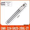 Shockproof EMR CNC Milling Cutter Holder - Round Nose, Bull Nose & Flat Machining Extensions (R4, R5, R6)