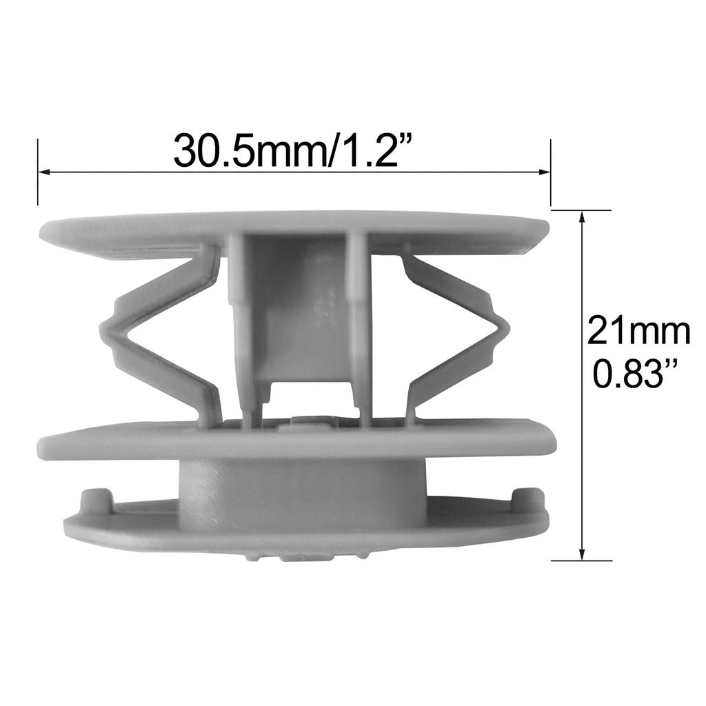 10x For Ford Kuga Escape Mondeo Fusion Cmax Transit Ecosport Side Skirt Sill Rocker Panel Moulding Trim Cover Clips Pin Retainer