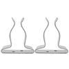 2 Stück Boots Haken Federklemmen Halter Halterung Clip Silberne Halterung Clip für Kanus