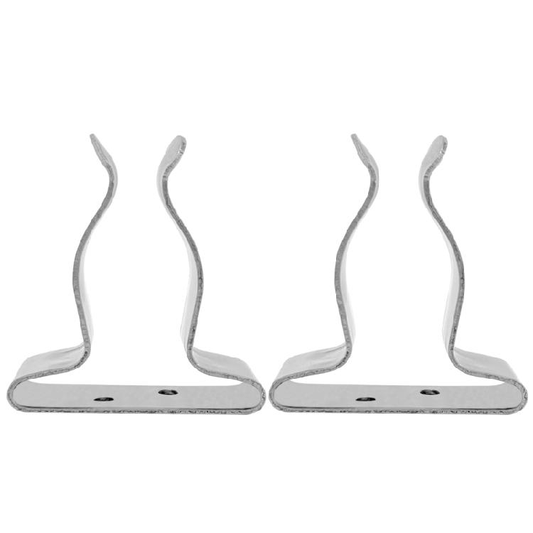 2 Stück Boots Haken Federklemmen Halter Halterung Clip Silberne Halterung Clip für Kanus