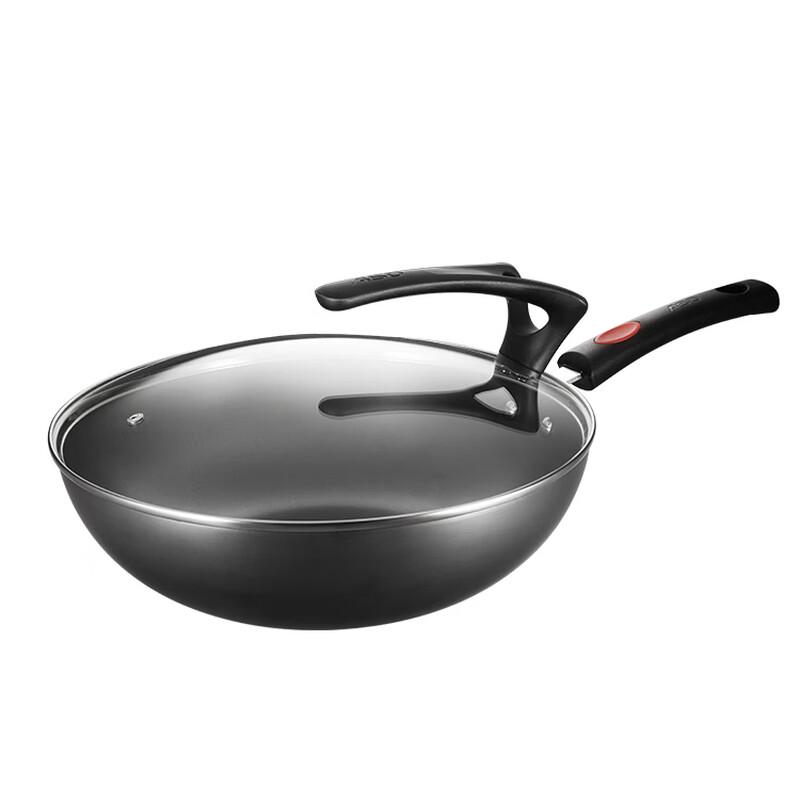 ASD Rust-Resistant Refined Iron Non-Coated Wok 32cm