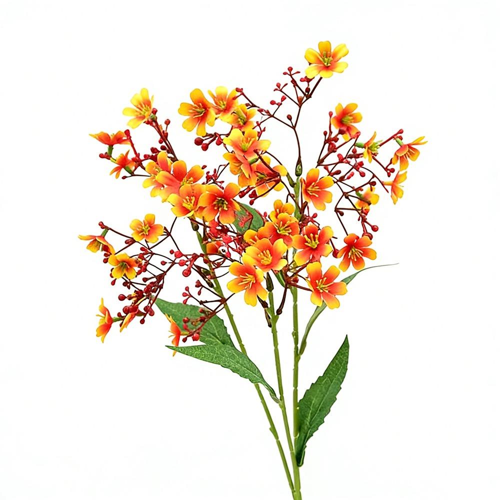70CM Long Artificial Flowers Silk Material Bridal Bouquet Silk Flowers Arch Decoration Vase Accessories Fake Flowers