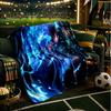 Demon Anime Group Throws Blanket Flannel Blankets Plush for Couch Bed Gifts for Men Women Travel Picnic Blanket Christmas Fan Gifts
