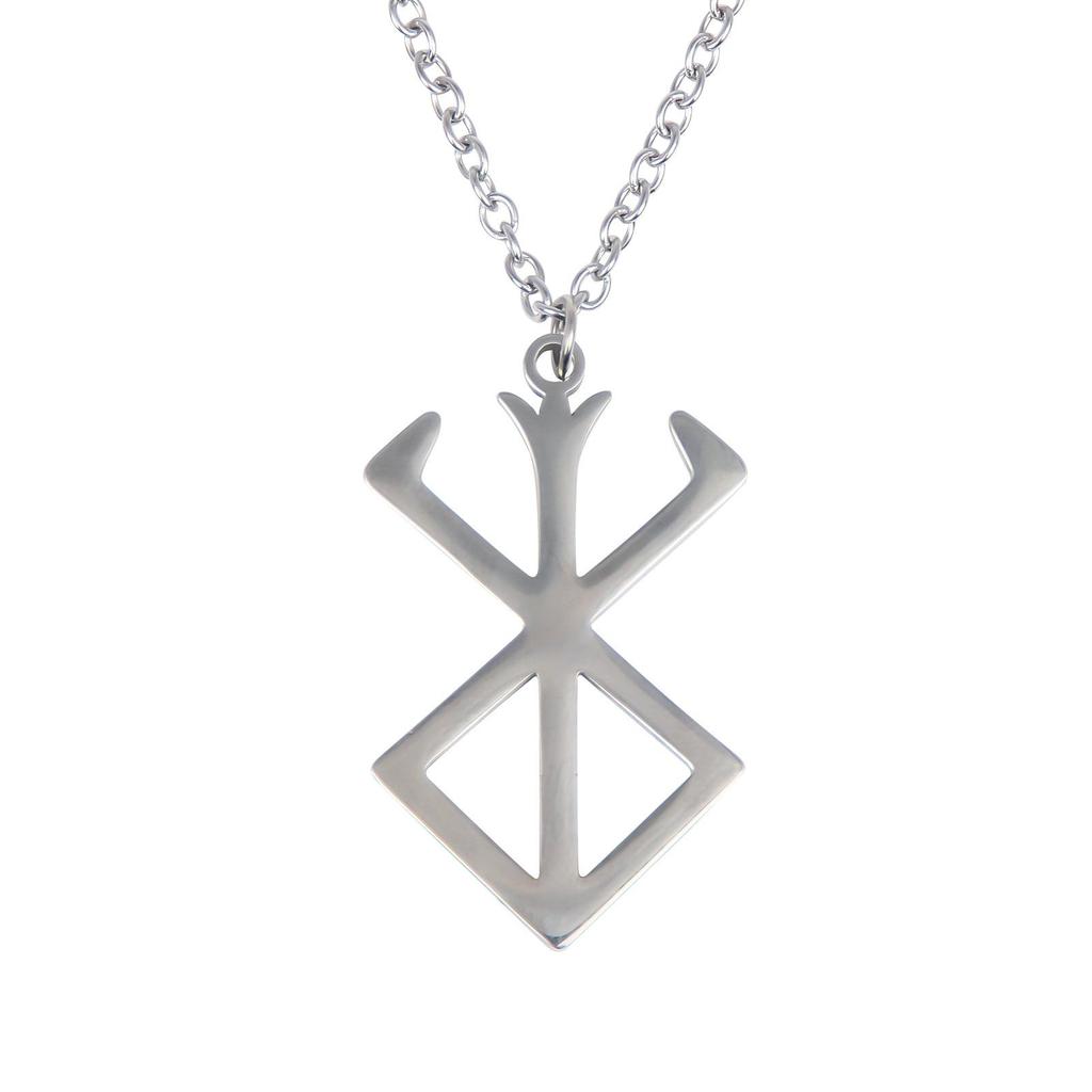 Game Berserk Logo Pendants Necklace Sword Wind Legends Choker for Women Men Jewelry Gift