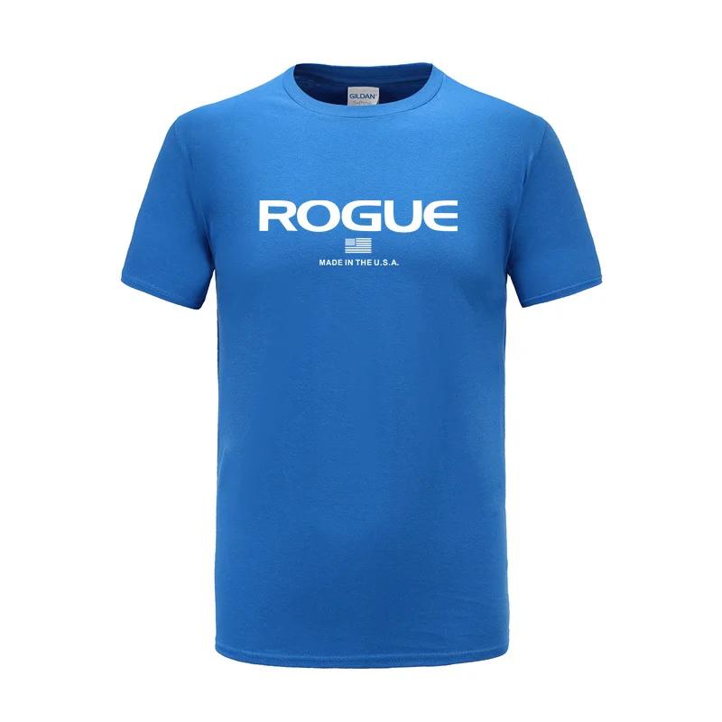 Rogue Fitness Custom Print T-Shirt for Casual Crew Neck Short-Sleeve Fashion Summer T-Shirts Tops Regular and Oversize Te
