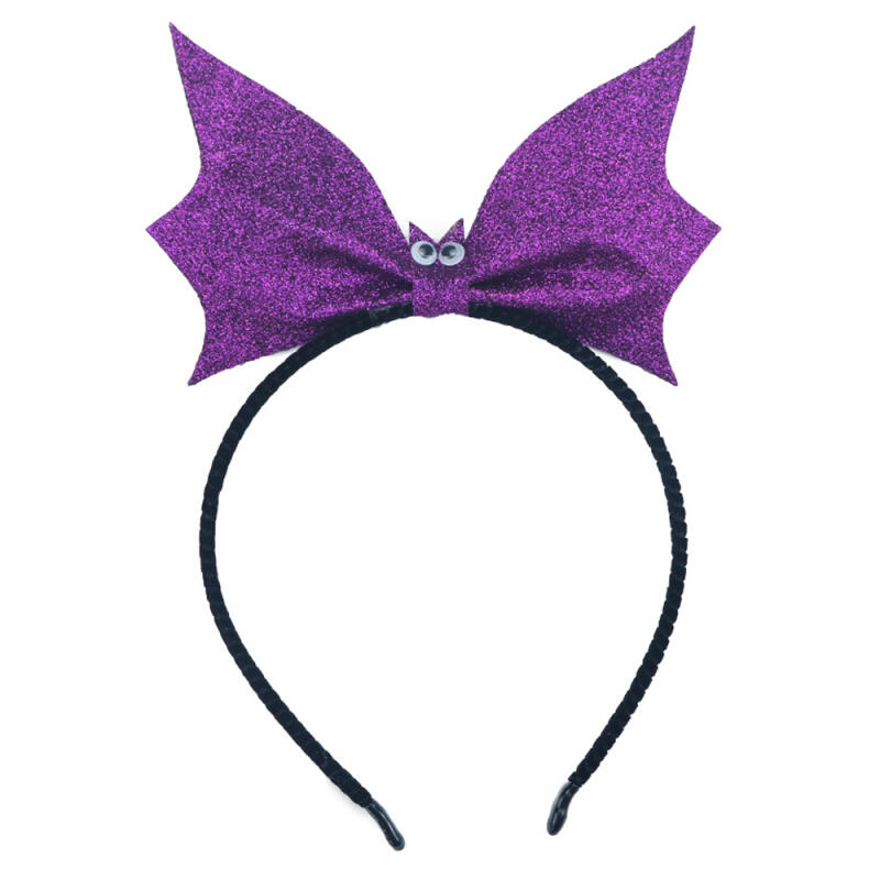 Elsha Pearl Ribbon Cute Halloween Headband Hairband Purple