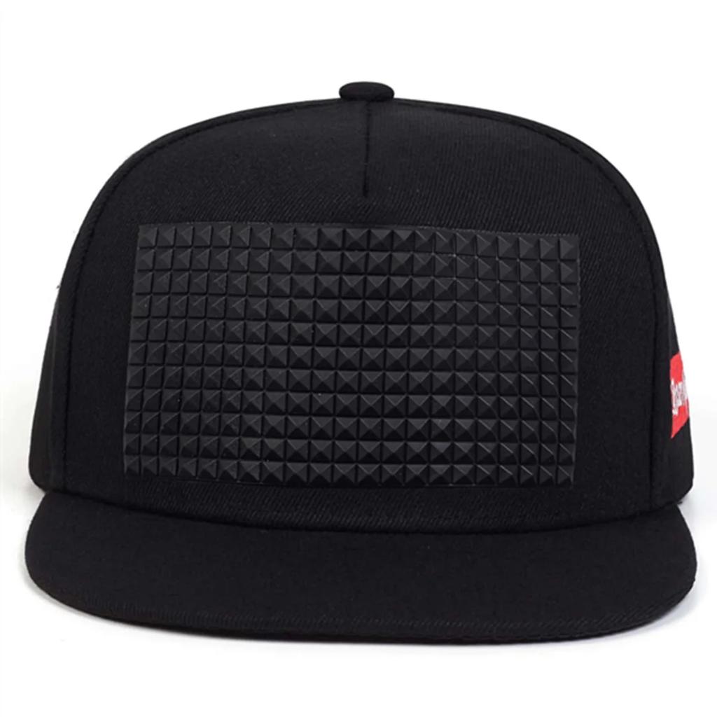 Unisex Square Rubber Top Hip-hop Hats Spring And Autumn Outdoor Adjustable Sports Casual Baseball Caps Sunscreen Hat
