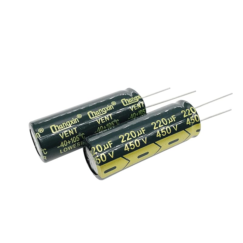 10pcs 450V 10UF Capacitor 10X17MM(0.39x0.67in) High Frequency Aluminum Electrolytic Capacitors for TV, LCD Monitor, Game