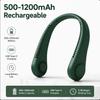 Portable Air Conditioner Neck Fan Personal Air Cooler Hanging 500-1200mAh Wearable Fans Mini USB Rechargeable Summer Travel