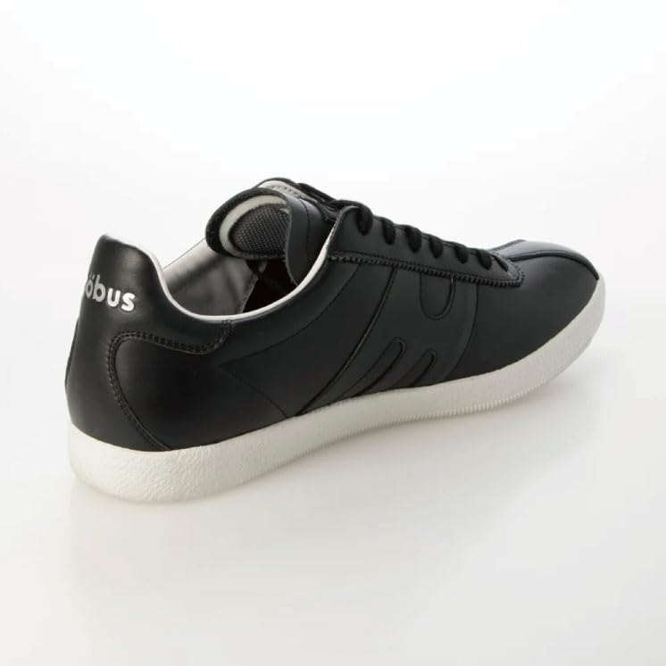 Mobus Men's Genuine Leather Casual Walking Shoes with Built-in Functional Insole, Current Model BERLIN NL (Berlin Nappa Leather) (Black/Black, Japanes