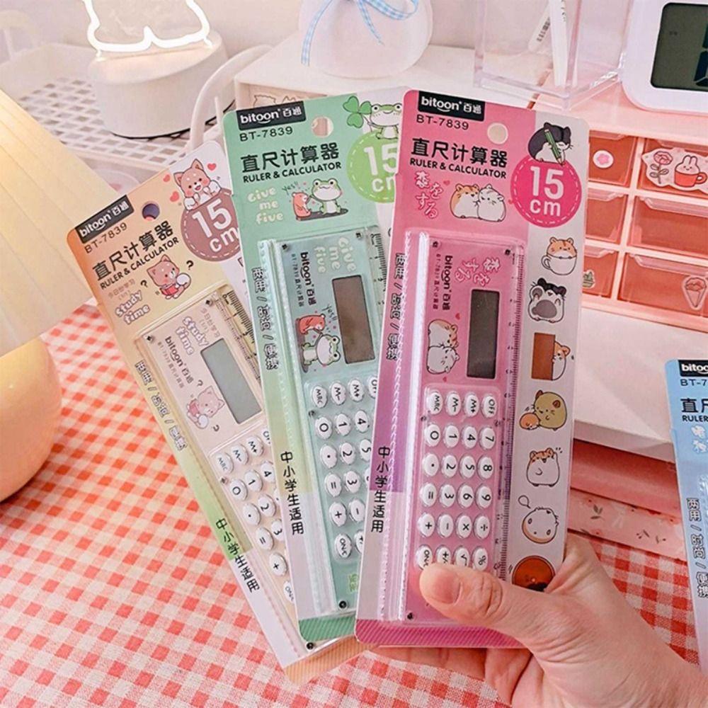 Mini Measuring Ruler Ultra-thin Drawing Tool Portable Straightedge  School Office