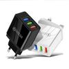 PD36W QC3.0 Mini 3 Ports Quick Charger Adapter US/EU/UK Plug for Home/Office