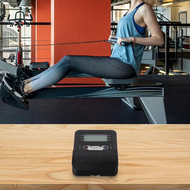 Rowing Machine Counter Gym Replacement Monitor Home Rowing Machine Monitor Adjustable Odometer Speedometer Counter
