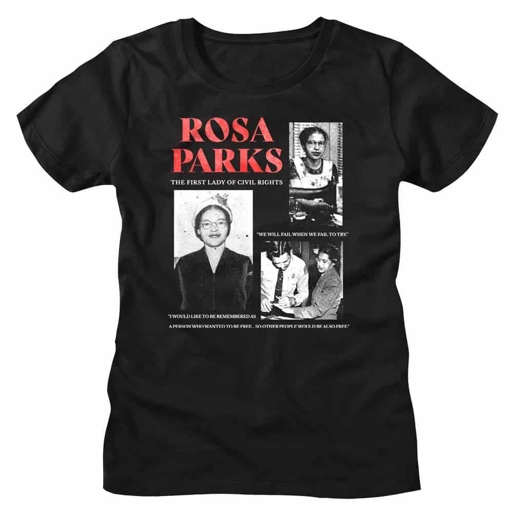 Rosa Parks First Lady of Civil Rights Women s T Shirt XXXL