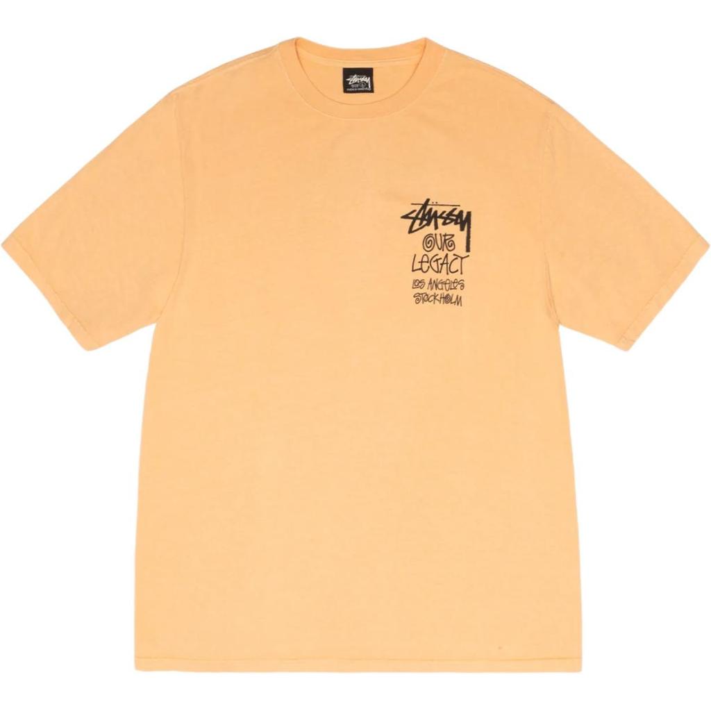 Stussy x OUR LEGACY  FW24 WORK SHOP 8 BALL YIN YANG TEE PIGMENT DYED logoT Unisex 3903959