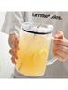 1pc 400/1000ml Smoothie Cup with Straw, Heat-resistant Juice Drink Cup, Large Capacity Water Bottle for Family and Outdoor Use