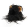 Cat Mane Wig Adorable Cute Funny Costume Mane Hat with Ears for Cats and Small Dogs Black