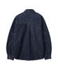 Ucla Unisex Denim One-Pocket Oversized Shacket [Dk-Indigo](Ub9Dj70)