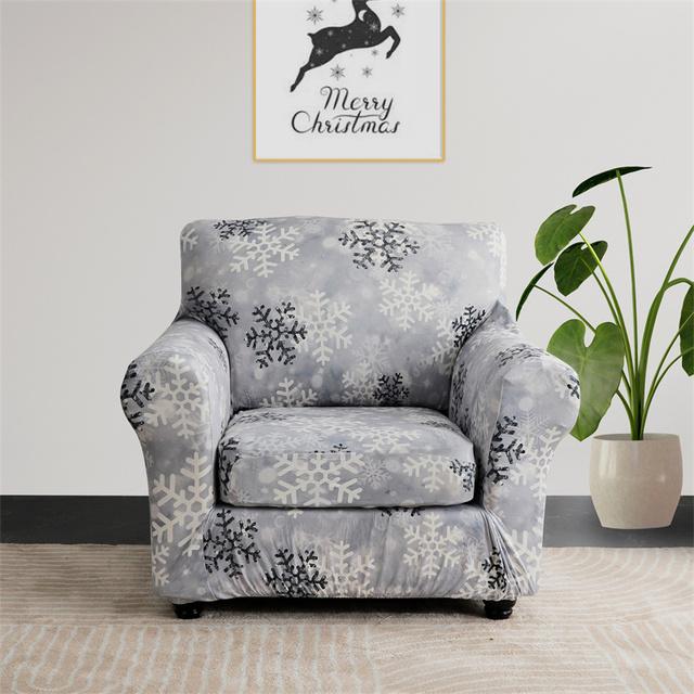 1set Weihnachten Sofa Abdeckung Stretch Sofa Schonbezüge Für Wohnzimmer Weihnachten Sessel Couch Abdeckungen Mit Kissen Abdeckung Couch Bezug
