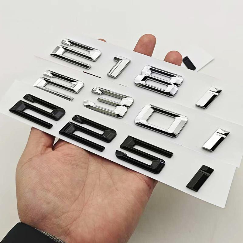 3D ABS Car Styling Logo 230i 220i 218i 225i Badge Sticker Rear Trunk Emblem For BMW 2 Series 230i 220i 218i 225i Accessories