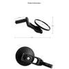 Specchietto Retrovisore Manubrio Regolabile a 360° Resistente all'Usura Specchietti Estremità Manubrio per Bici da Strada MTB