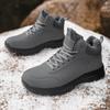 Herren Schneestiefel Winter Thermostiefel Wasserdicht Anti-Rutsch Leicht Warm Arktische Trekking-Schuhe für Outdoor Wandern Arbeit